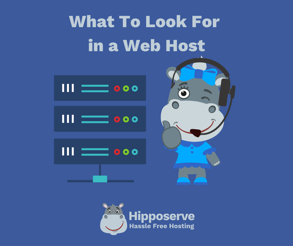 What to look For in a Web Host