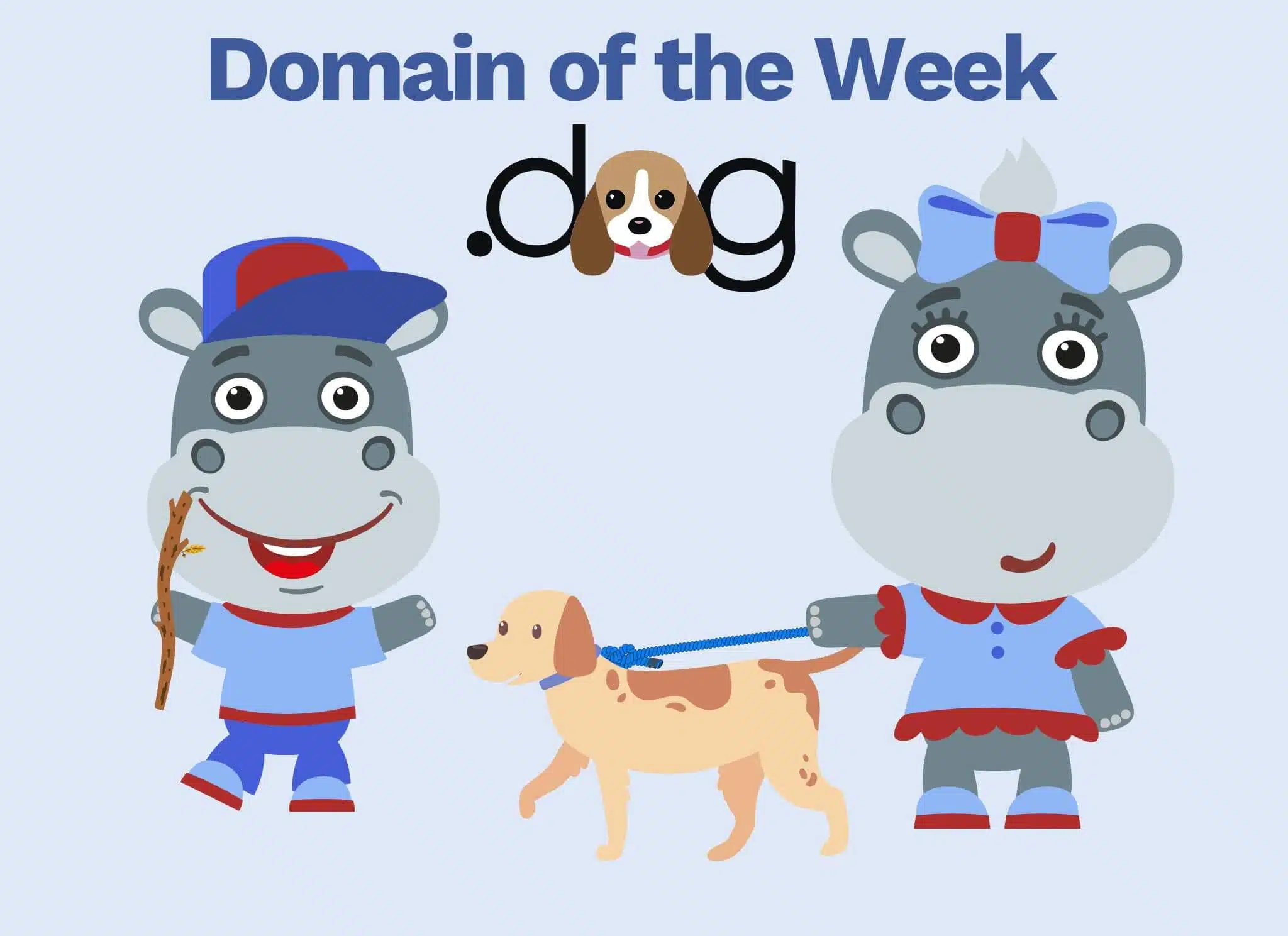 Domain of the Week. A .dog domain from Hipposerve
