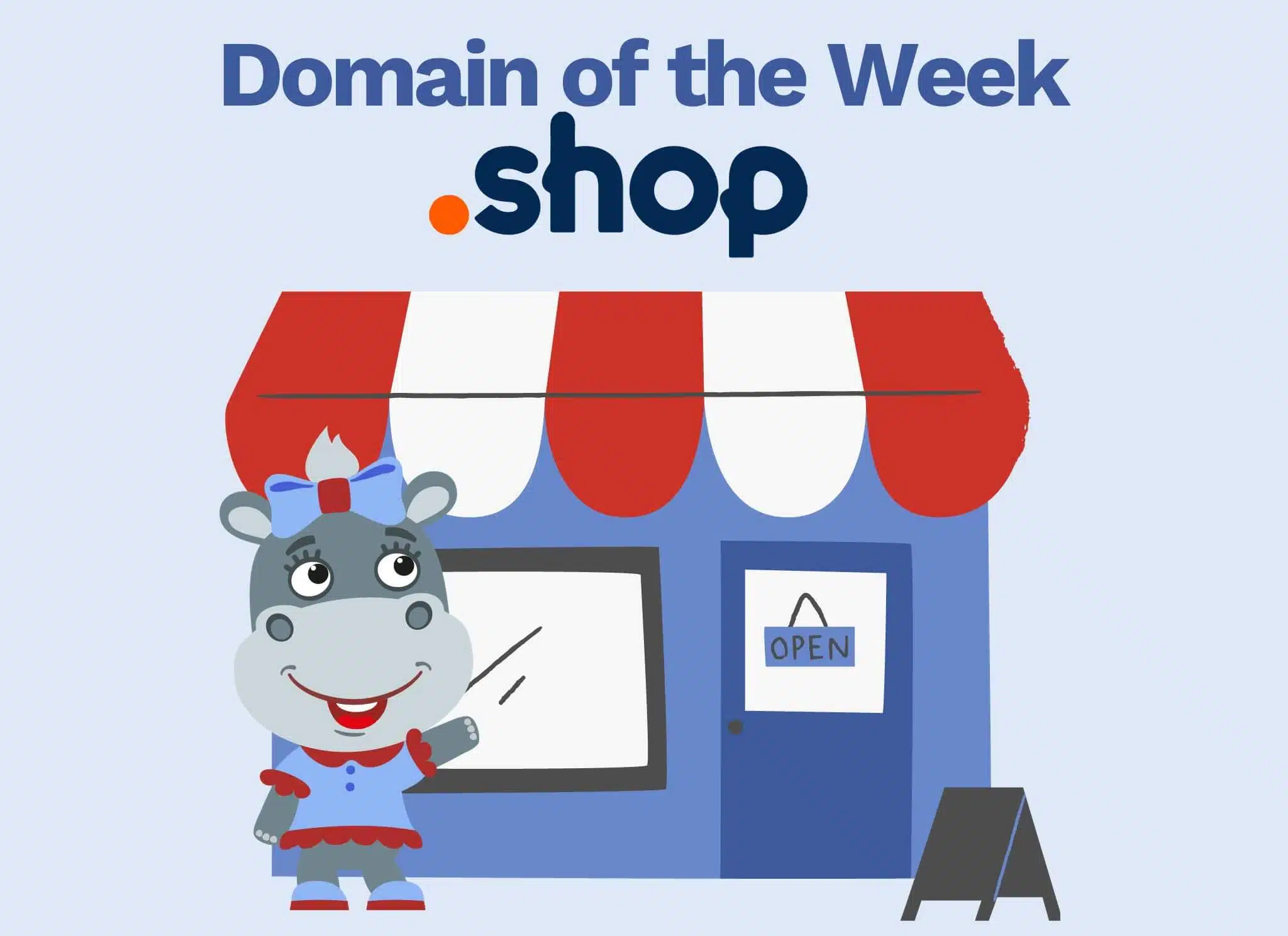 Grab a .shop domain from Hipposerve