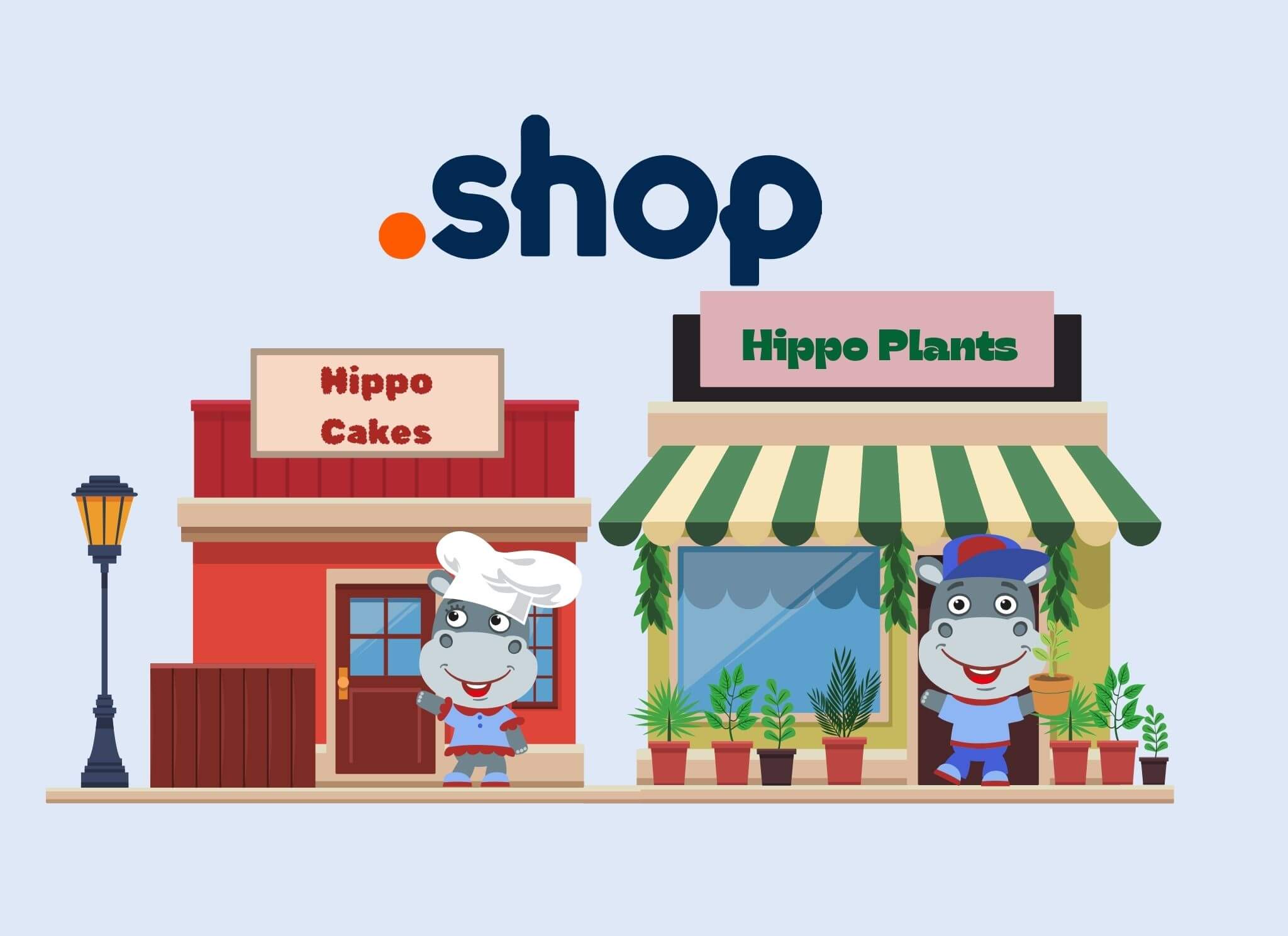 Grab a .shop domain for for your online store from Hipposerve